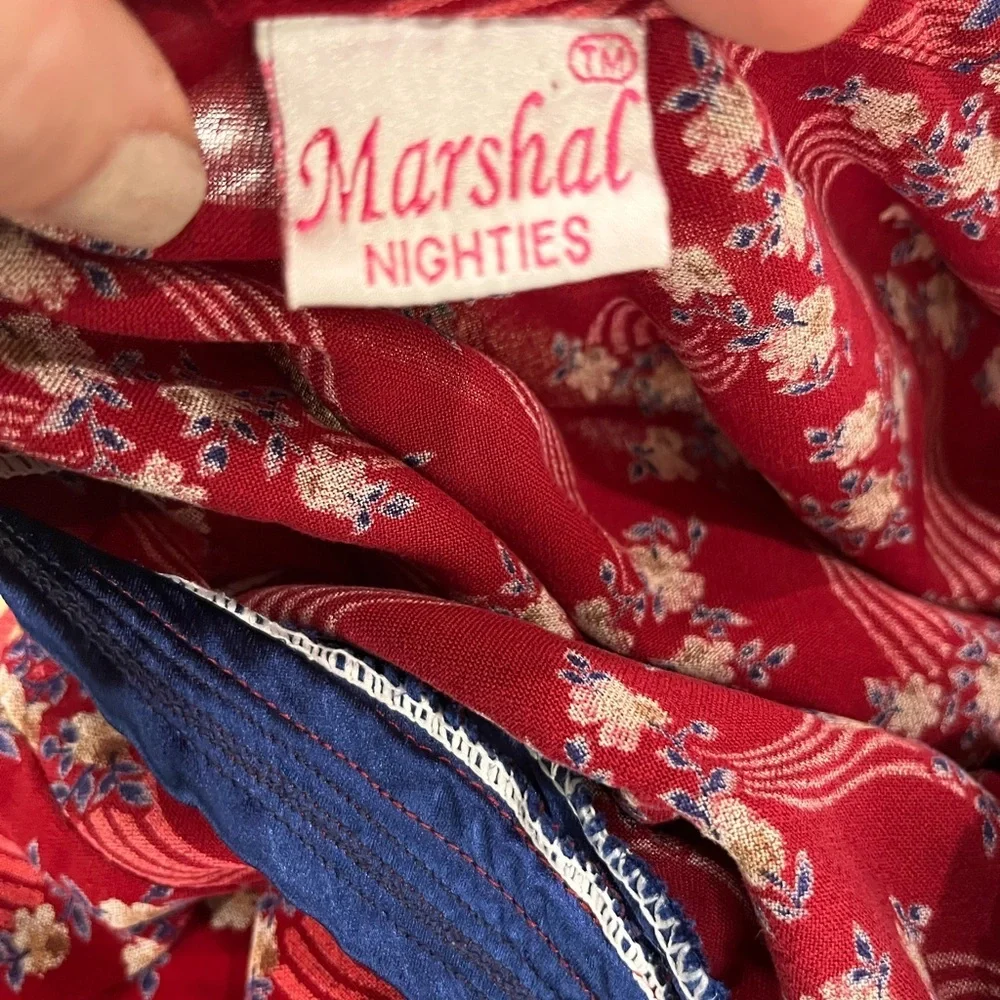 Marshal Nighties maxi kaftan patio muumuu loungewear -L
